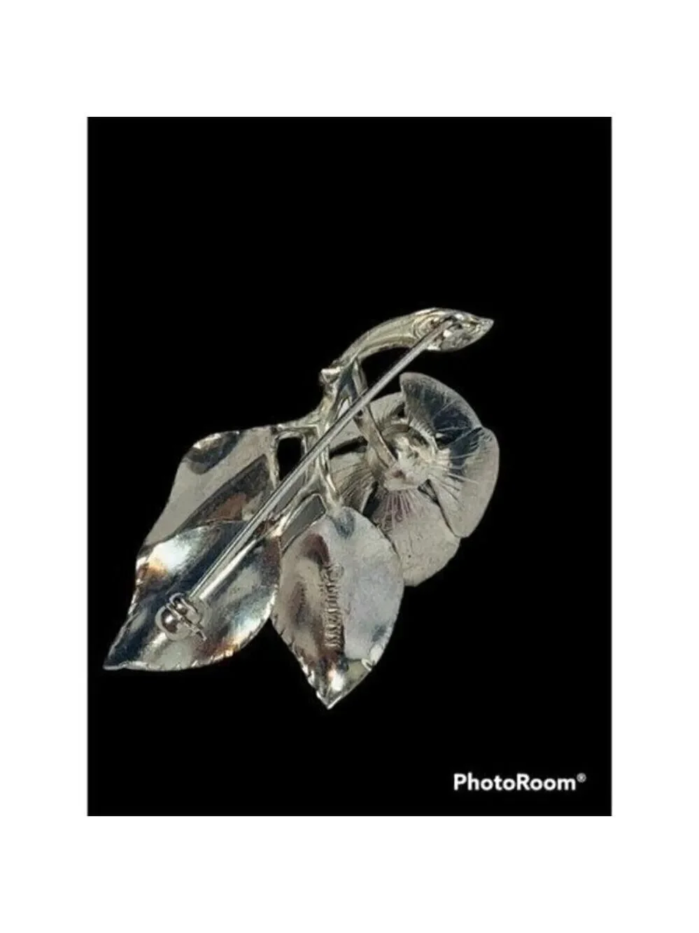 Vintage GIOVANNI Flower Rose Brooch